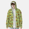 thumbnail image 3 of Pofeuu Cute Tractor Print Sun Protection Outdoor Lightweight Full Zip UV Cooling Hoodie Long Sleeve Summer Clothing for Outdoor Hiking-XX-Large, 3 of 5