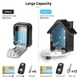 thumbnail image 3 of Key Safe Wall Mounted Key Box With Digital Code & Emergency Keys, Large Key Safe Box Xl Size Outdoor Key Safe For Home, Office, Factory, Garages (blac, 3 of 5