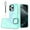 Mint, variant on Dteck for iPhone 16 Case with Magnetic, Compatible with MagSafe, Anti-Yellowing Military-Grade Protection Shockproof Translucent Back Cover with Wrist Strap, Black