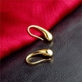 thumbnail image 3 of Chic Tear Drop Silver or Gold Hook Earrings, 3 of 6