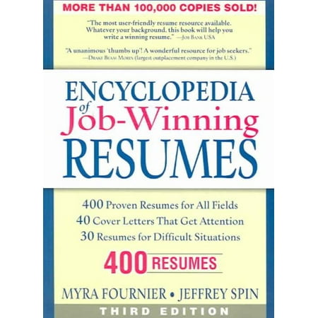 Encyclopedia Of Job Winning Resumes Walmart Com