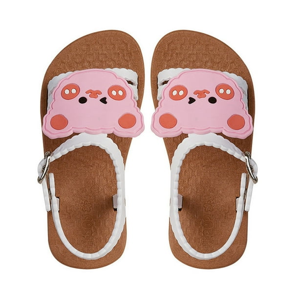 Huarache Para Bebé Niña CASTALIA 507-155 Blanco con Osito Bodega