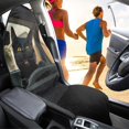 thumbnail image 2 of KUIFORTI Driving Cat Print Waterproof Car Seat Cover Towel - Car Protective Front Seat Covers for Cars, SUVs, Trucks,Cover for Post-Workout, Gym, Hiking, Beach Active Use, 2 of 7