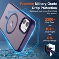 thumbnail image 3 of Funda magnética SUPFINE para iPhone 12/12 Pro, color morado oscuro, 3 of 7