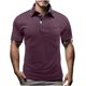 thumbnail image 1 of Mens Manga Corta Botón Abajo Camisas Primavera Verano Casual Cuello Cuadrado, Transpirable Punto para el Golf Y el Uso Diario, 1 of 9