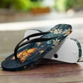 thumbnail image 3 of POLERO Non-slip Butterfly Daisy Flip Flops for Women Yoga Mat Comfy Footbed Indoor Outdoor Slim Women's Sandals, 3 of 7