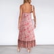thumbnail image 2 of Vestido Maxi Floral Para Mujer Vestido Floral De Verano Mujer Vestido Estampado Floral Cuello En V Correa De Espagueti Sin Espalda Ruffle Hem Summer Maxi Dress Pink XL ANGGREK Otros, 2 of 8