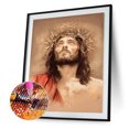 thumbnail image 2 of Kits de pintura de diamante 5D DIY Taladro cuadrado completo Mira hacia arriba Imagen de mosaico de Jesús Sywqhk Decoración hogareña, 2 of 9