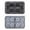 Black, variant on Reusable Silicone Tray Duck Shape Mold for Ice Popsicles Chocolate Jelly Candy Baking Flexible Nonstick