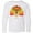AA-White, variant on Inktastic Thanksgiving Pilgrim Turkey Holiday Long Sleeve Youth T-Shirt
