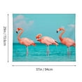 thumbnail image 2 of Tapestry Wall Hanging Vintage Flamingos Standing Tapestries Home Decor for Bedroom Aesthetic 37 X29 IN, 2 of 3