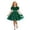 dress 3Green3, variant on HAYIMI Girls Dresses Pearl Short Sleeve Rose Floral Print Party Dress For Toddler Summer Casual Wear Holiday Sundress