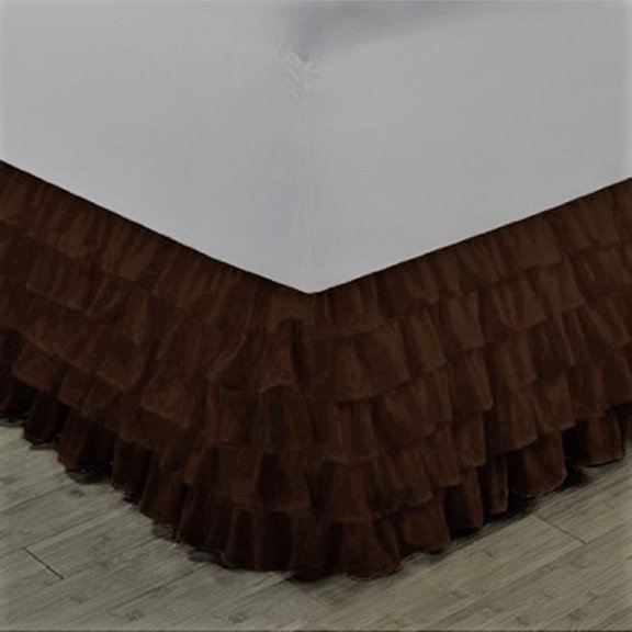 Wrap Around Bed Skirt Split Corners