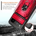 thumbnail image 2 of Nagebee Case for Google Pixel 6 Pro Case with Screen Protector (Soft HD), Heavy-Duty Full-Body Protective [Military-Grade] Camera Cover, Magnetic Car Mount Ring Holder Durable Case (Red), 2 of 5
