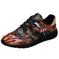 thumbnail image 2 of Boxer Dog Wrapped In Glory American Flag Shoes Women's Fashion Sneakers Tennis Running Shoes for Men Women Black Size 11.5, 2 of 7