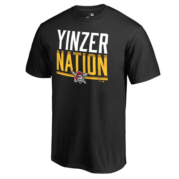 Men's Black Pittsburgh Pirates Hometown Collection Yinzer Nation T-Shirt