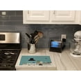 thumbnail image 2 of Carolines Treasures CK7775LCB Black Poodle Kitchen Scene Glass Cutting Board - Large, 2 of 3