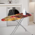 thumbnail image 2 of HELLHERO Ironing Board Covers Dustproof Covers Washable 3 Fasteners Cardinal Autumn Leaves Tabletop Ironing Board Cover for Home, 2 of 5