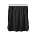 thumbnail image 4 of KeShDi Shorts Men Bathrobe Sleep Bottoms Microfiber Pajamas Sleepy Skirts Cover Up Man Solid-Color Loose Casual Unnoticeable Pajamas Crotch Underwear Nightgown Skirt-Pants Black XL, 4 of 5