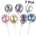 thumbnail image 4 of 7 adornos para tartas con globos de lentejuelas PENGJTMXG, 4 of 4