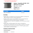 thumbnail image 2 of Radiator - Compatible with 2008 - 2010 BMW 528i 3.0L 6-Cylinder 2009, 2 of 2