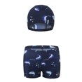 thumbnail image 3 of 2Pcs/Set Boy Swimsuit Pants + Hat Cartoon Animal Printing Kid Baby Swimwear, 3 of 7