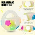 thumbnail image 5 of Dog Toy Soccer Ball with Handles, 5.11In Interactive Squeaky Floating Ball for Toss and Fetch Play, Suitable for Water Play Training and Outdoor Games, 5 of 13
