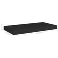 thumbnail image 4 of vidaXL Floating Wall Shelves 4 pcs Black 50x23x3.8 cm MDF, 4 of 5