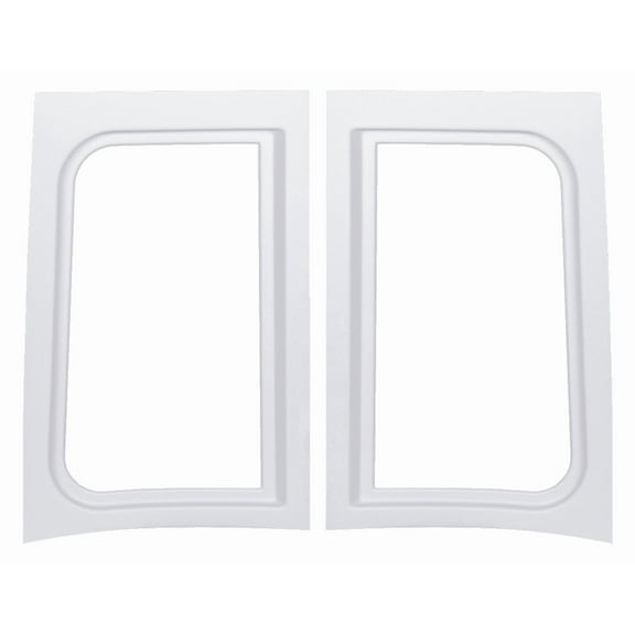 Icon 15449 Window Trim 27-1/8in Lx 16-1/8 To 17-3/4in W x 3-1/4in H White