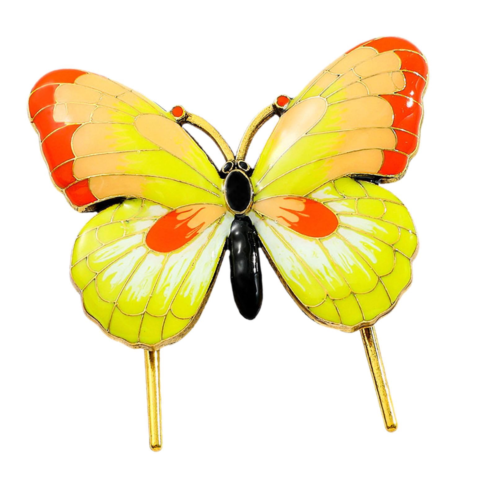 TISHITA Metal Bookmark Vintage Style Alloy Enamel Book Mark for Gift Reading Readers yellow