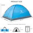 thumbnail image 4 of Camel Crown Camping Tent Lightweight 2 Person Tent for Camping Waterproof Dome Tent Outdoor Emergency Tent Portable Easy up Tents with Carry Bag Blue, 4 of 9