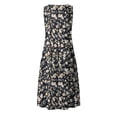thumbnail image 5 of JGGSPWM (S-5XL) Summer Dresses for Women Vintage Floral Print V Neck Button Sleeveless Sundress Plus Size Beach Vacation Tank Dress Multicolor XXXL, 5 of 5