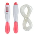 thumbnail image 3 of Cuerda De Saltar De Conteo, Cuerda De Saltar Ajustable Resistente Al Desgaste Azul/rosa, Deportes Antideslizantes Para Hombres, Mujeres, Adultos, Niños, Niños, Fitness, Gimnasio,, 3 of 8