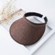 thumbnail image 1 of Sombrero para el sol con tapa vacía, sombrero para el sol, verano para niños, para cubrir la cara, viaje, todo fósforo, playa, aleros grandes, sombrero de paja con protección solar para exteriores en, 1 of 6