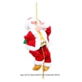 thumbnail image 4 of Yuarrent Juguete de cuerda de cuentas de escalada, juguete de música portátil alimentado por batería, muñeco de peluche de Papá Noel, juguetes, Kits de decoración para fiestas Yuarrent HA018159-00, 4 of 6