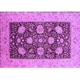 thumbnail image 1 of Ahgly Company Indoor Rectangle Oriental Purple Traditional Area Rugs, 7' x 10', 1 of 4