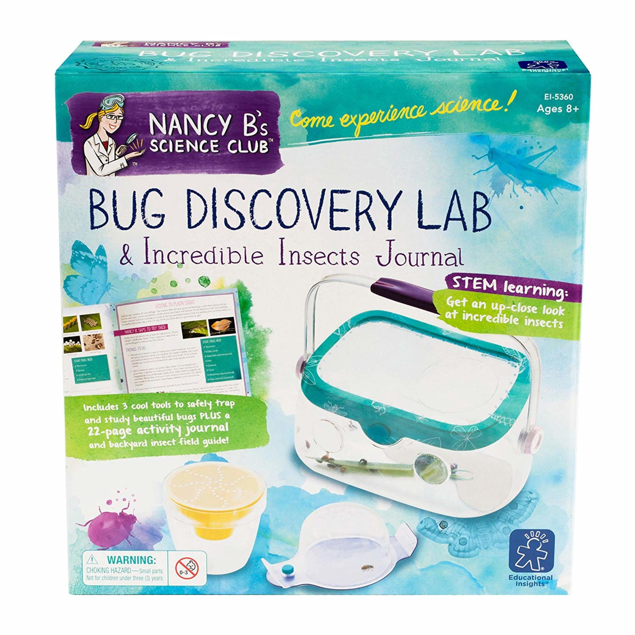 Educational Insights Nancy B's Science Club Bug Discovery Lab Kids Outdoor Toys, Collect & Study Bugs, Includes Pit Trap & Bug Catcher, Ages 8+