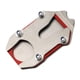 thumbnail image 1 of Extensor Zulema para Pata de Cabra de Motocicleta 2019-2024 Rojo Plateado, 1 of 8