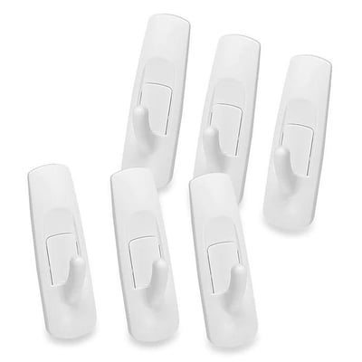 3M Command Strips 6-Pack Damage-Free Hanging Medium Utility Hooks