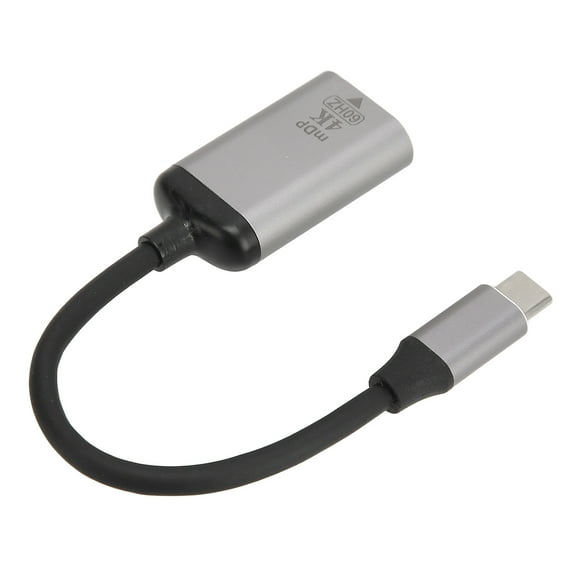 USB C To DisplayPort Adapter, Plug And Play Stable Transmission USB C To DP Adapter Aluminium Alloy For Phone