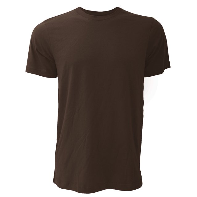 Canvas Jersey Crew Neck T-Shirt / Mens Short Sleeve T-Shirt