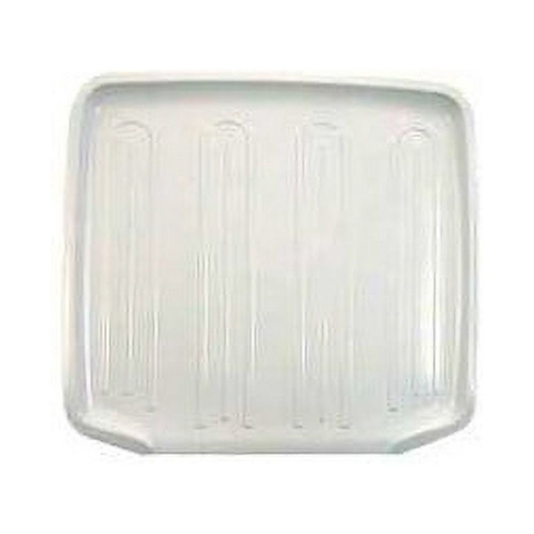 Rubbermaid 14.7 In. x 18 In. White Sloped Drainer Tray - Dazey's Supply