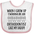 thumbnail image 3 of Inktastic Future Orthodontist Baby Boys or Girls Baby Bib, 3 of 4