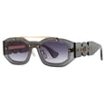 thumbnail image 1 of Gafas de sol de moda europeas y americanas con montura cuadrada para mujer, hechas de PC y HD, 1 of 5