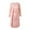 Pink, variant on Women's Elegant Dresses Sets 2-Piece Set Long Sleeve Hollow Out Lace Cardigans Formal Dress Knee Length Party Dress,Size:S