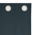 thumbnail image 5 of Sun Zero Arlo 2-Piece Textured Thermal Insulated Room Darkening Grommet Curtain Panel Pair, Navy, 40"W x 63"L, 5 of 9