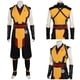 thumbnail image 2 of Disfraz de escorpión de Mortal Kombat para hombre, disfraz de Halloween, ropa de fantasía para juego de rol, disfraz para fiesta de carnaval, 2 of 5