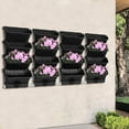 thumbnail image 5 of Wall-mounted PP Hanging Vertical Plant Bag Rectangular Black Plant Bag for Garden Vertical Garden Planter Black, 5 of 18