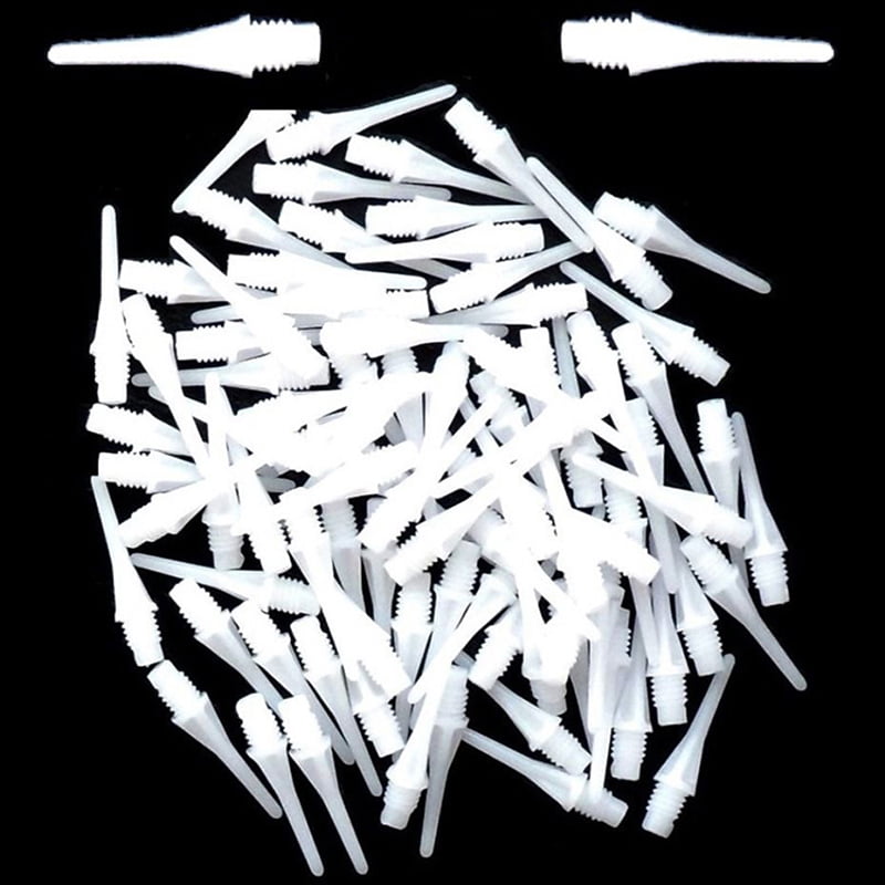 50PCS Durable Soft Plastic Tips Points Needle Replacement Parts F White F5I9 