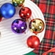 thumbnail image 4 of Advancent Adornos de bolas de Navidad de 24 piezas, aplicación amplia, decoración efectiva duradera y confiable Kits de decoración para fiestas rojo, 4 of 6